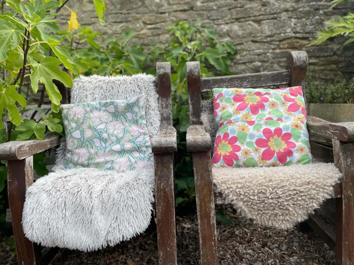 The barn outside seating