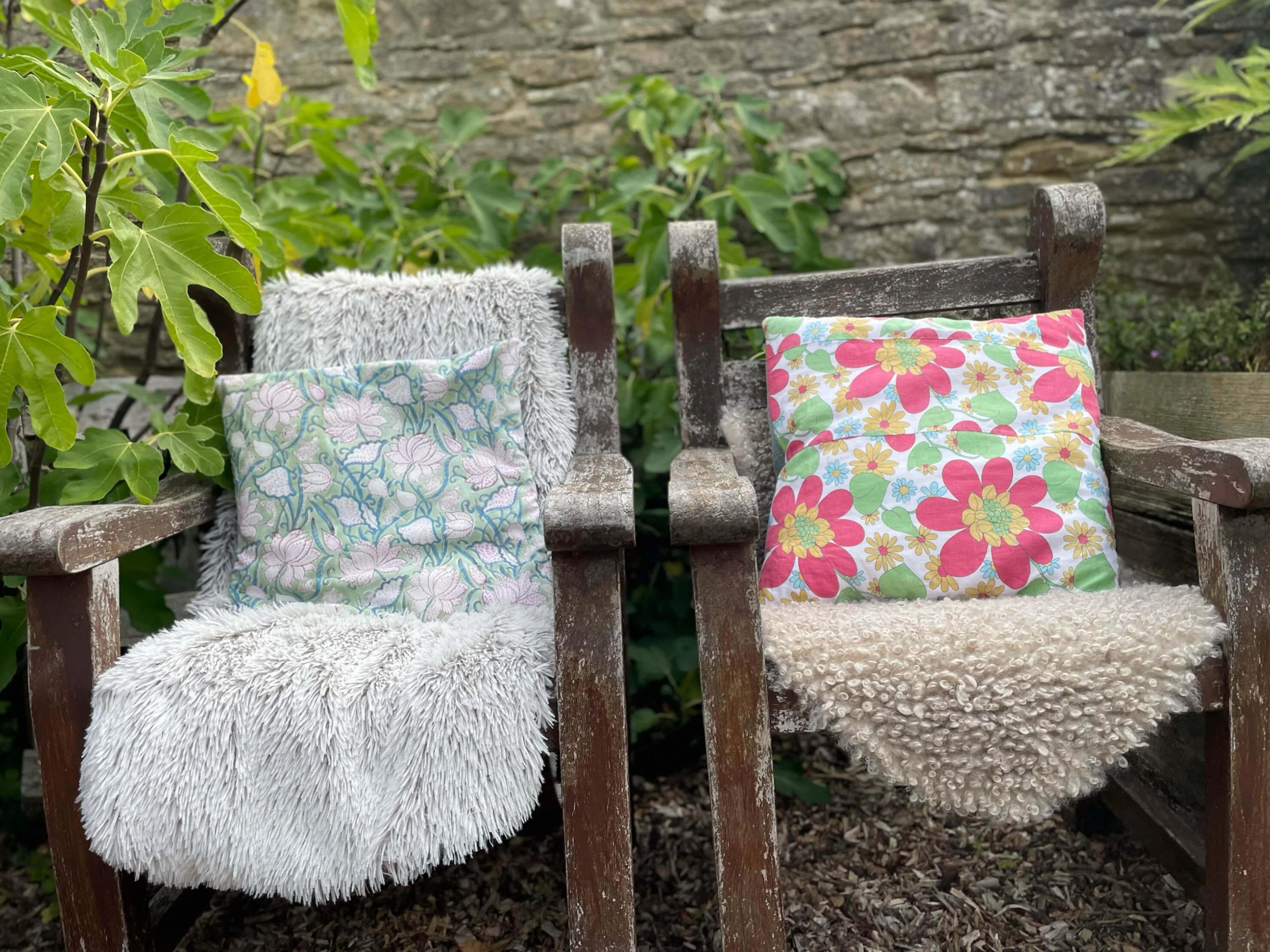 The barn outside seating